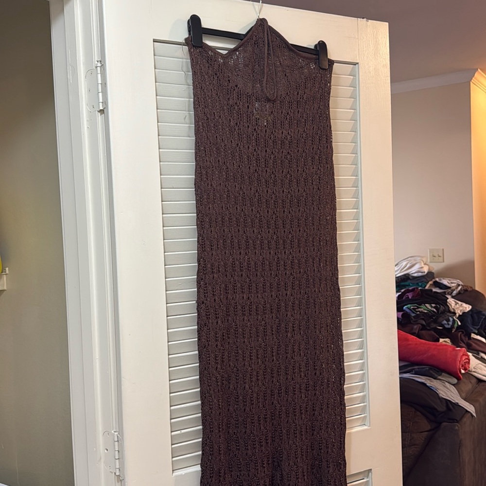 NWT Future Collective Open Stitch Dress